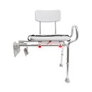 Eagle Health Supplies Tub-Mount Sliding Tub Transfer Bench with Swivel Seat (77762)