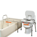 Eagle Health Supplies Toilet-to-Tub Sliding Tub Transfer Bench, Long, (77963)
