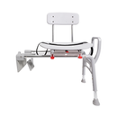 Eagle Health Supplies Tub-Mount Sliding Tub Transfer Bench with Swivel Seat -  ERGO Series (78768)
