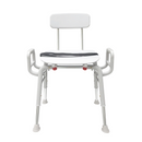 Eagle Health Supplies Bariatric Shower Chair with Back & Arms (80621)