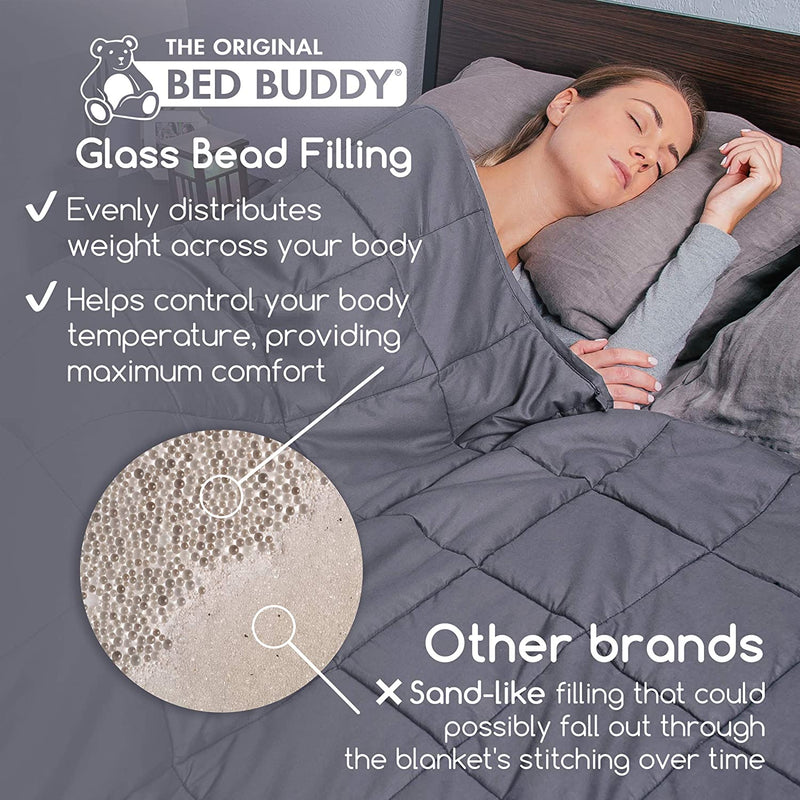 Compass Health Bed Buddy Weighted Blanket, Adult Size
