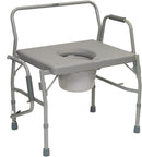Compass Health ProBasics Bariatric Drop-Arm Commode, 650 lb Weight Capacity, Sold 1/cs