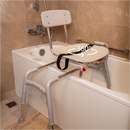 Eagle Health Supplies Sliding Tub Transfer Bench with Swivel Seat -  MOD Series (80662)