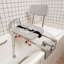 Eagle Health Supplies Tub-Mount Sliding Tub Transfer Bench with Swivel Seat (77762)