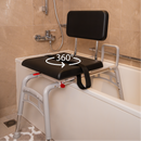 Eagle Health Supplies Sliding Tub Transfer Bench with Padded Swivel Seat (78661)