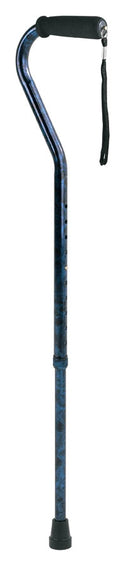 Compass Health Carex Designer Offset Cane - Blue