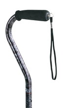 Compass Health Carex Designer Offset Cane - Gray