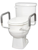 Compass Health Carex Toilet Seat Elevator with Handles - Elongated