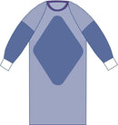 Medline Sterile Fabric-Reinforced Aurora Gowns with Raglan Sleeves