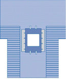 Medline Bariatric Surgical Drape with Pouches