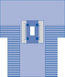 Medline Cardiovascular Surgical Drape with Pouches and Ties