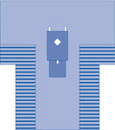 Medline Sterile Thyroid Surgical T-Drapes