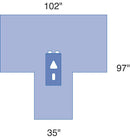Medline Nonsterile Laparoscopy Drapes