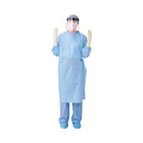 Medline Sterile Nonreinforced Sirus Surgical Gowns with Set-In Sleeves