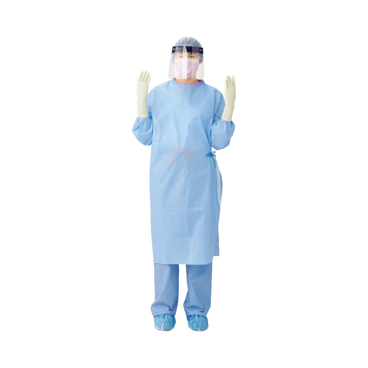 Medline Sterile Nonreinforced Sirus Surgical Gowns with Set-In Sleeves