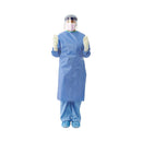 Medline Sterile Non-Reinforced Eclipse Surgical Gowns with Set-In Sleeves