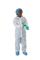 Medline Medium-Weight and Heavyweight Spunbond Polypropylene Coveralls
