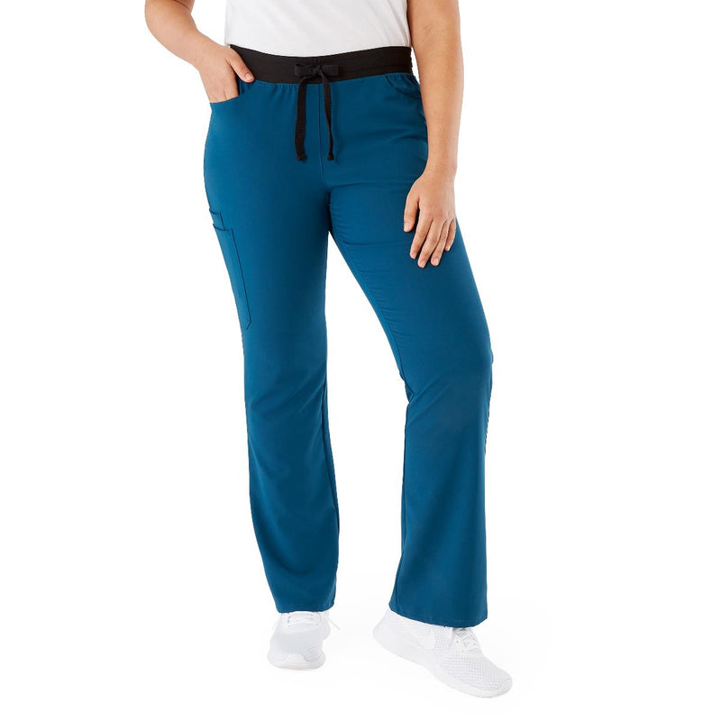 Medline Coastal AVE Women's Boot-Cut Scrub Pants - Petite Length (Style 4912)