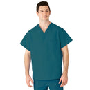 Medline AngelStat Unisex Reversible  Scrub Tops with Angelica CC - Peacock (Style 610)