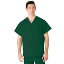 Medline AngelStat Unisex Reversible Scrub Tops with Angelica CC - Hunter (Style 610)