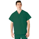Medline AngelStat Unisex Reversible Scrub Tops with Angelica CC - Emerald (Style 610)