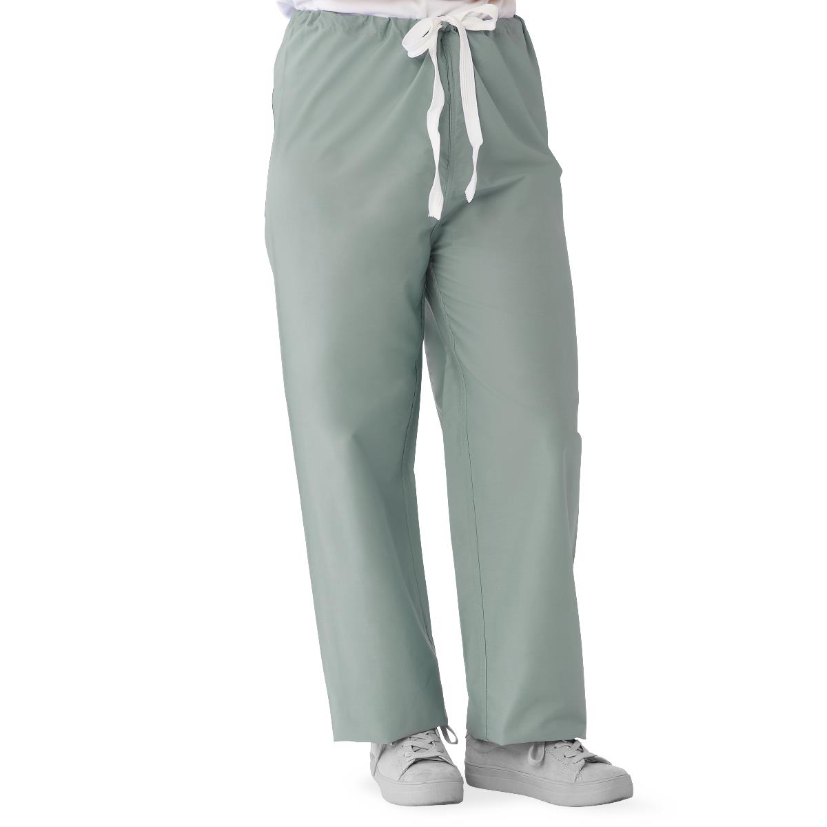 Medline Encore Unisex Reversible Scrub Pants with Drawstring Waist