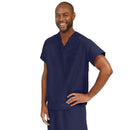 Medline Style 810 PerforMAX Unisex Scrub Tops - Navy Blue