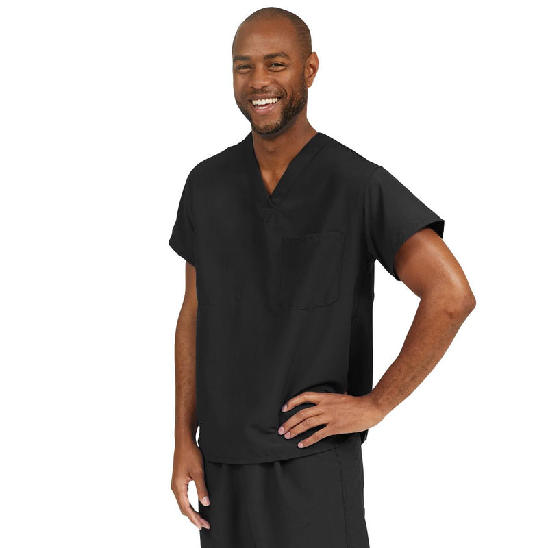 Medline PerforMAX Unisex Reversible 1-Pocket Scrub Tops with Chest Pocket (Style 810)