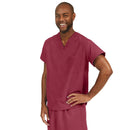 Medline Style 810 PerforMAX Unisex Scrub Tops - Wine