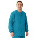 Medline AngelStat Style 849 Unisex Scrub Jackets - Peacock