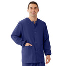 Medline AngelStat Style 849 Unisex Scrub Jackets - Navy