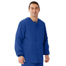 Medline AngelStat Style 849 Unisex Scrub Jackets -Sapphire