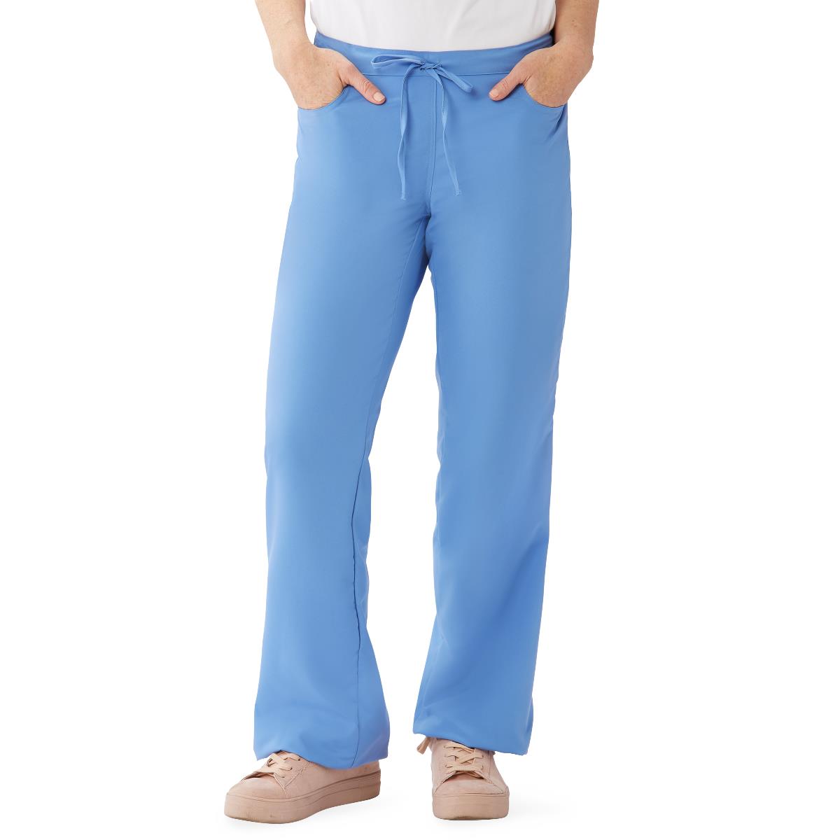 Medline PerforMAX Women's Modern Fit Boot-Cut Scrub Pants with 2 Pockets