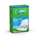 Medline CURAD Sterile Nonstick Pads with Adhesive Tabs