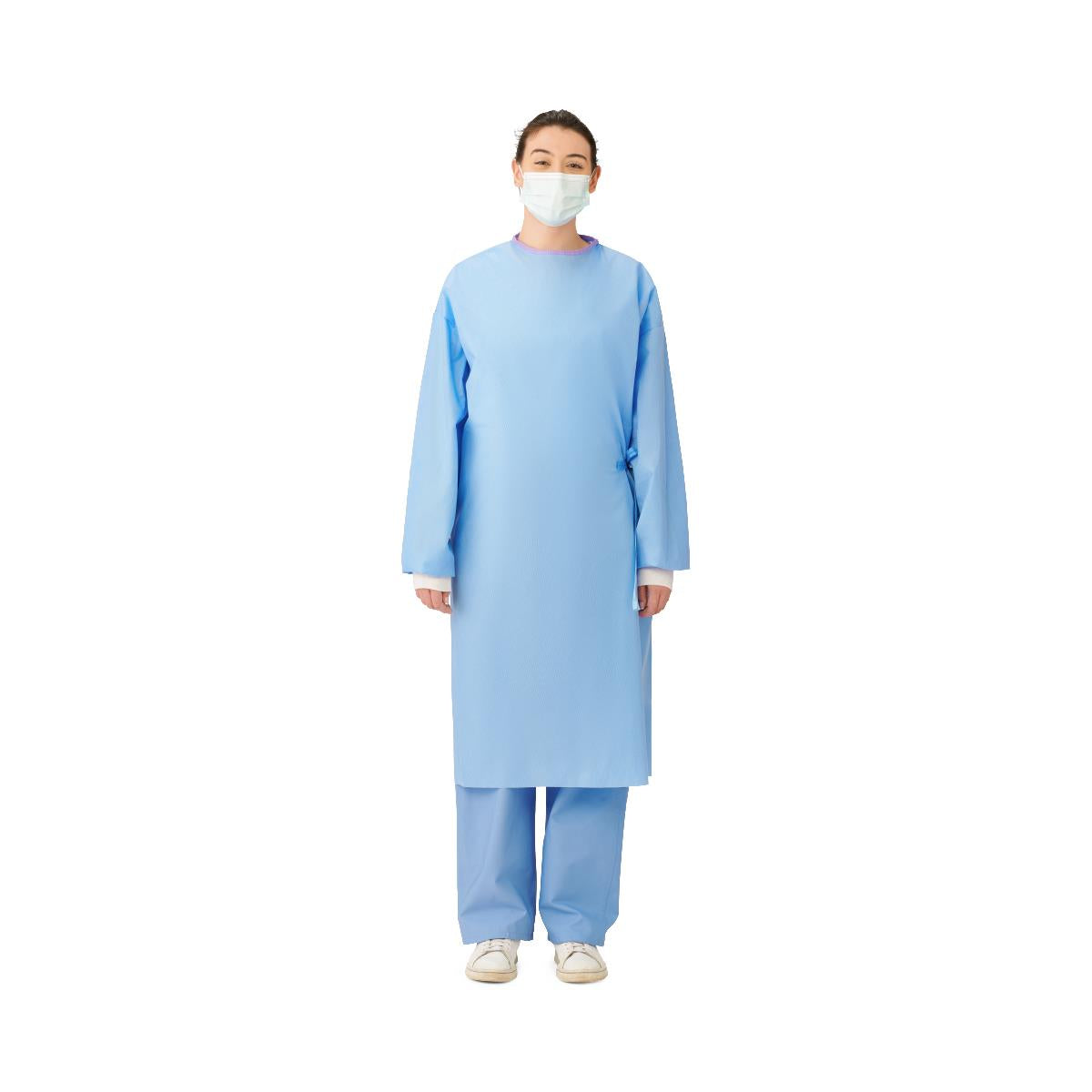 Medline Sterile Nonreinforced Sirus Surgical Gowns with Set-In Sleeves