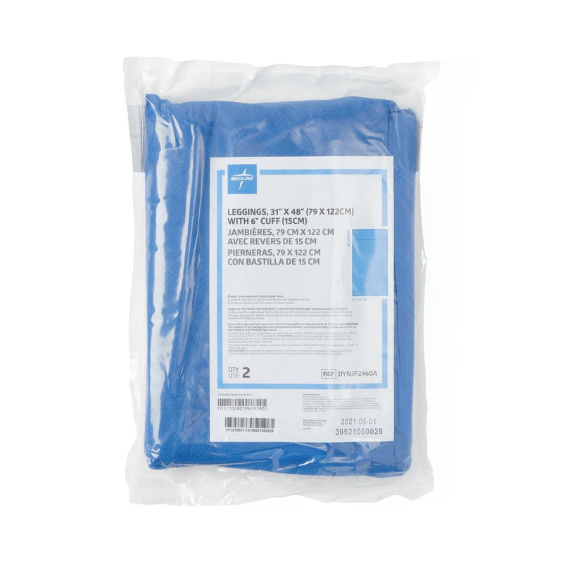 Medline Polypropylene SMS Drape Leggings