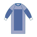 Medline Sirus Sterile Poly-Reinforced Surgical Gowns with Raglan Sleeves