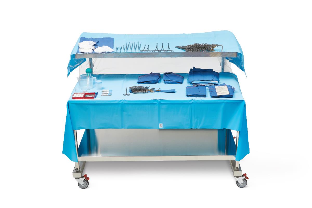 Medline Heavy Duty 2-Tier Back Table Cover