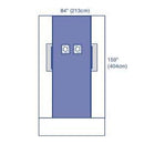 Medline Sterile Femoral Angiography Surgical Drapes