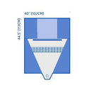 Medline Underbuttocks Drapes with Pouch and Port