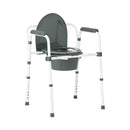 Medline Steel 3-in-1 Folding Commodes with Microban