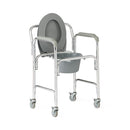 Medline Aluminum Commodes with Locking Casters