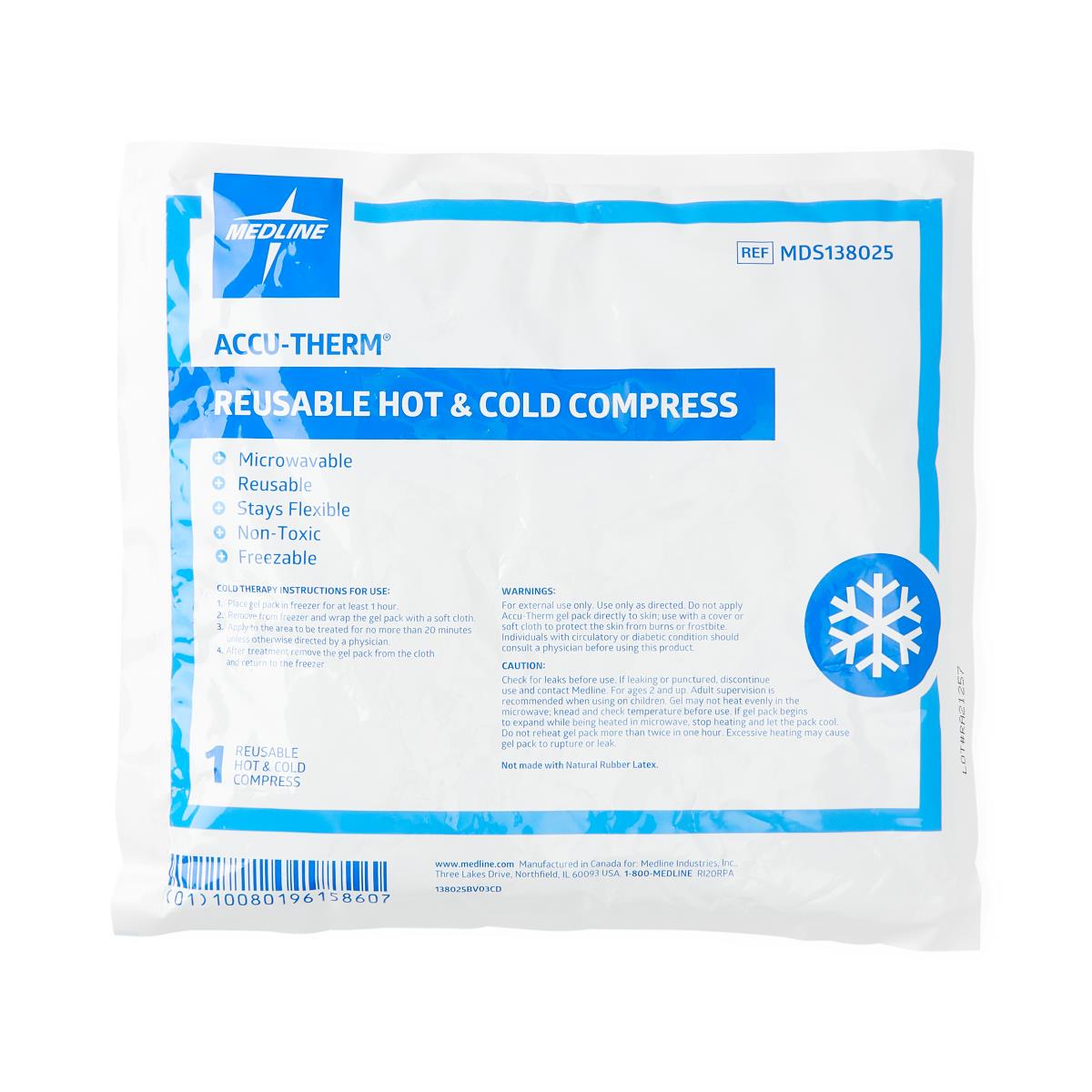 Medline Accu-Therm Hot/Cold Gel Packs