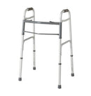 Medline Two-Button Folding Walkers without Wheels