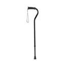 Medline Solid Color Offset Handle Canes with Gel Grip