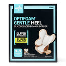 Medline Optifoam Gentle Heel Silicone-Faced Foam Wound Dressings