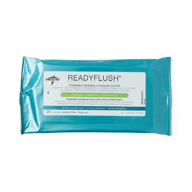 Medline ReadyFlush Biodegradable Flushable Wipes