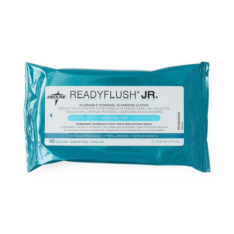 Medline ReadyFlush Biodegradable Flushable Wipes