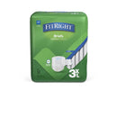 Medline FitRight 3XL Cloth-Like Adult Incontinence Briefs