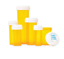 Medline Amber Prescription Vials with Reversible Cap
